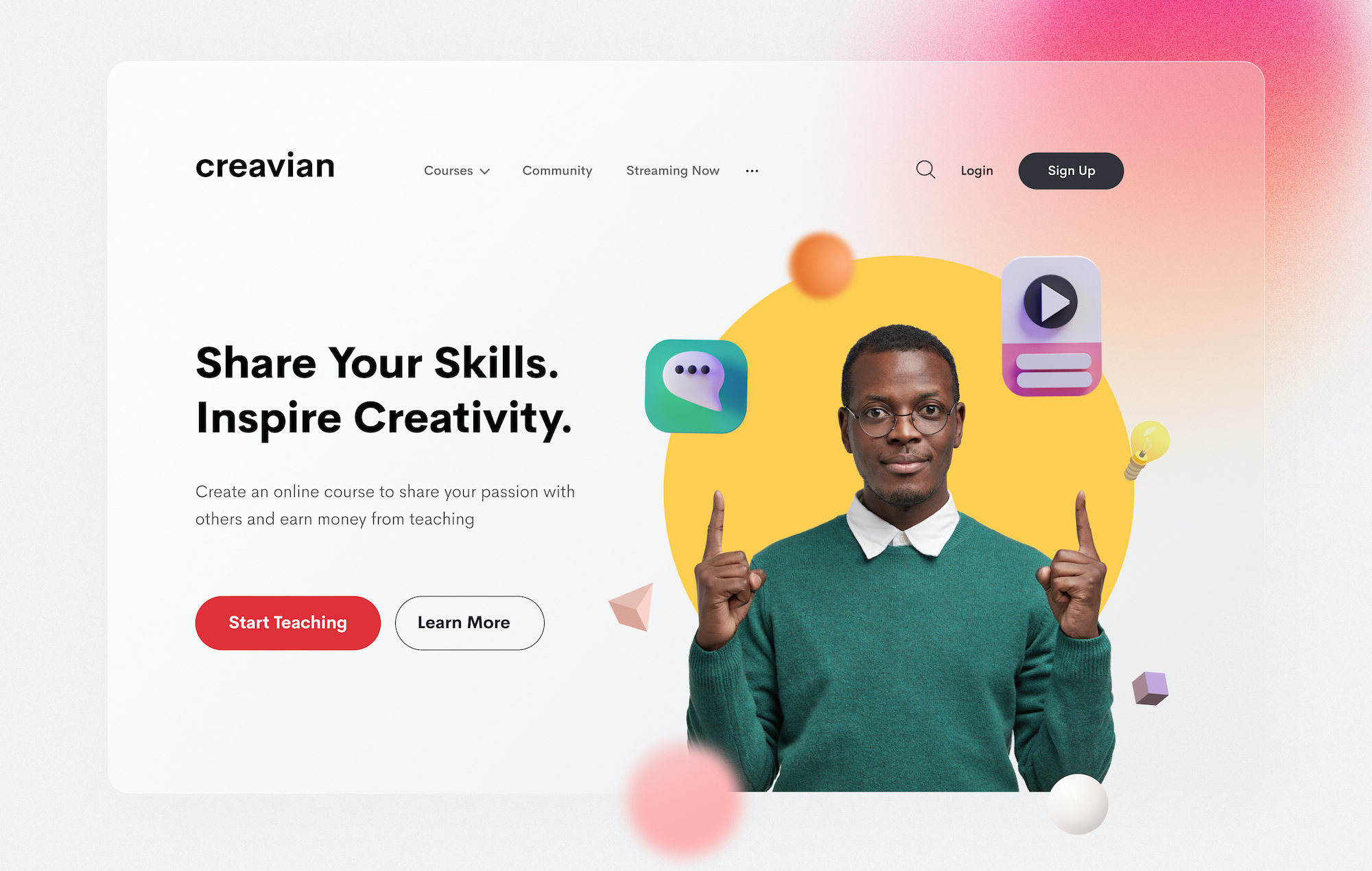 CREAVIAN: E-learning Platform for Creative Skills