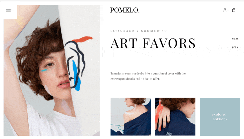 Pomelo Redesign: Fashion E-Commerce